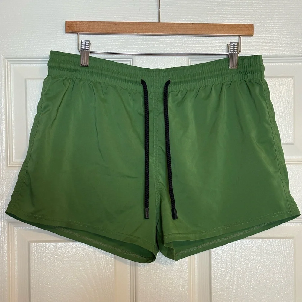 VILEBREQUIN - Moorea Short-Length Swim Shorts - Green L Short and Fitted